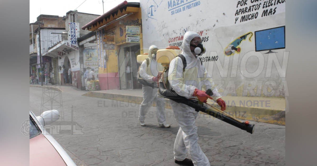 Sanitizan primer cuadro de Papantla
