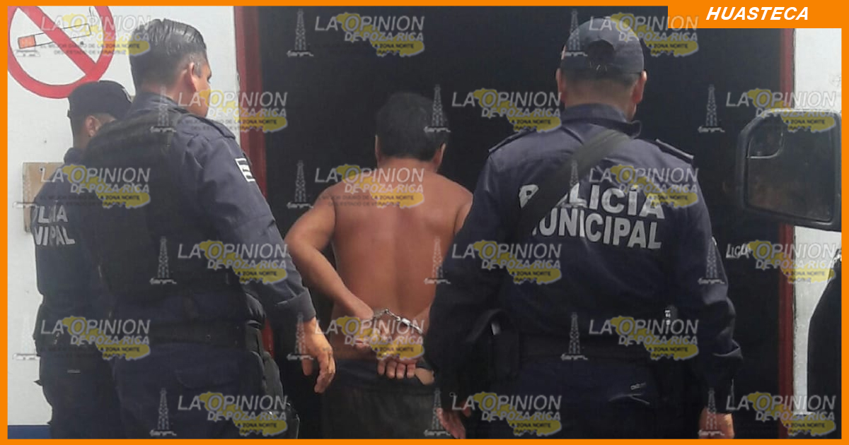 Hombre golpea a su esposa y es arrestado por la policía