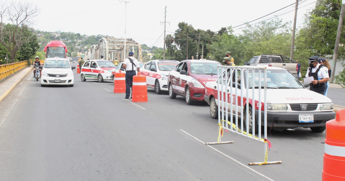 Constatan que en Poza Rica todos cumplan medidas de prevención