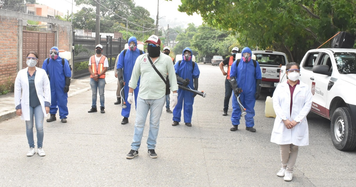 Empresarios pozarricences coadyuvan para contener los riesgos de contagio de la pandemia