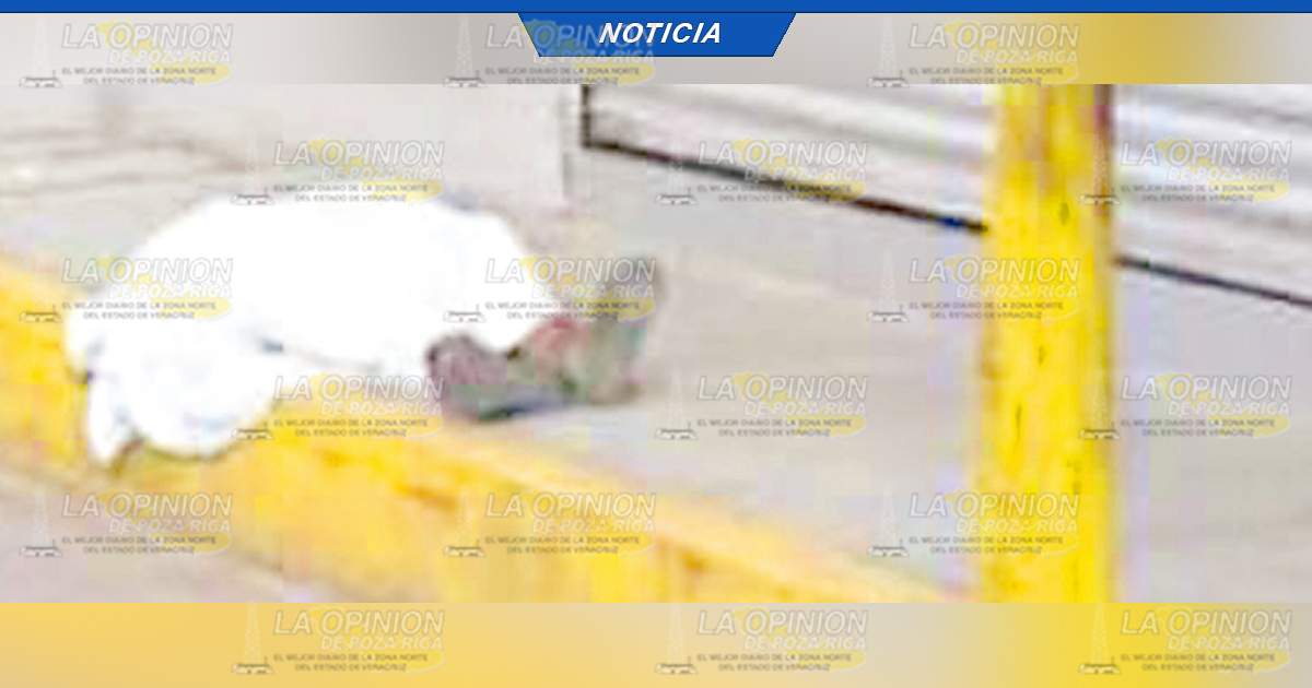 Muere en la vía pública, al parecer de congestión etílica