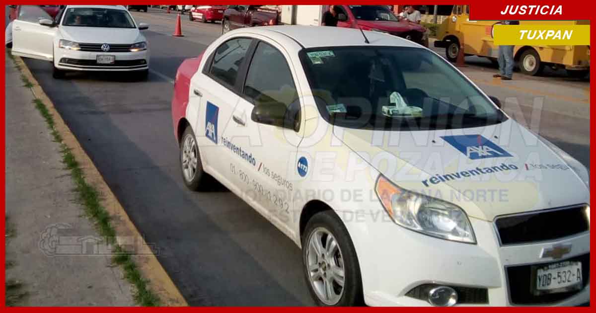 Choque en Tuxpan, deja elevados daños materiales