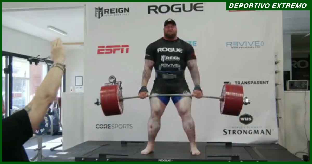 "La Montaña" de 'Juego de Tronos' levanta 501 kg y establece un nuevo récord mundial