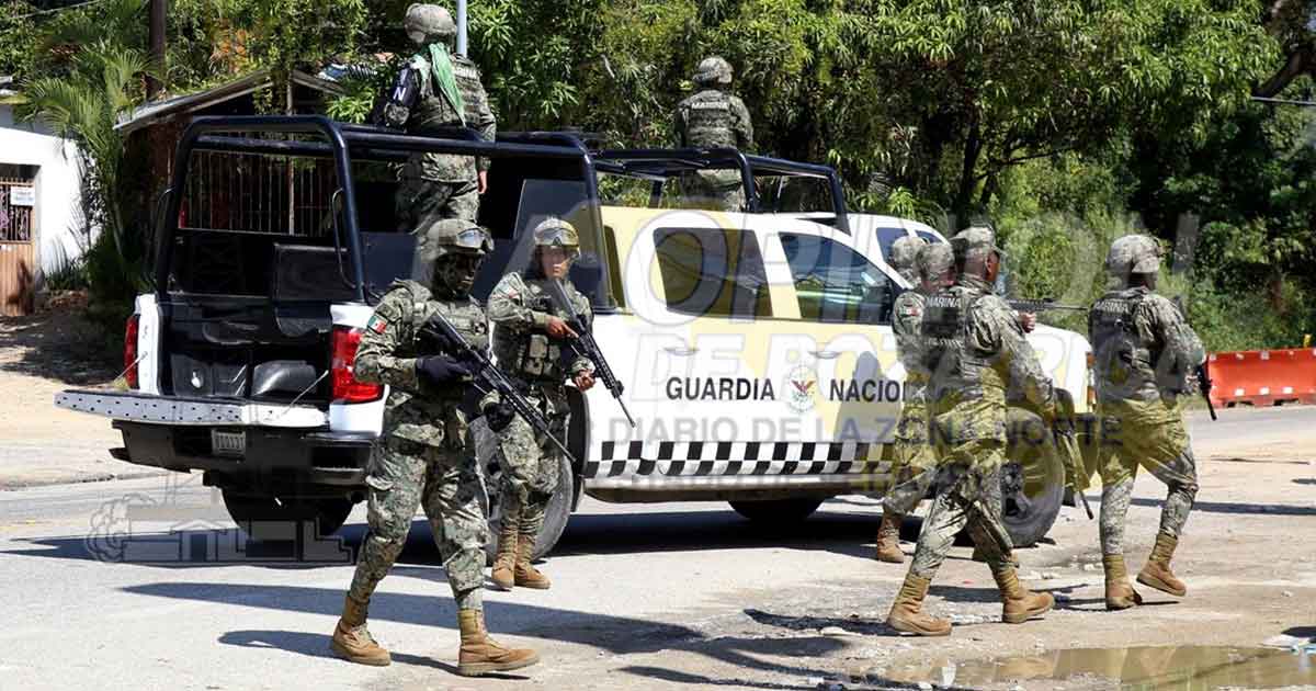 Guardia Nacional llega a Zozocolco