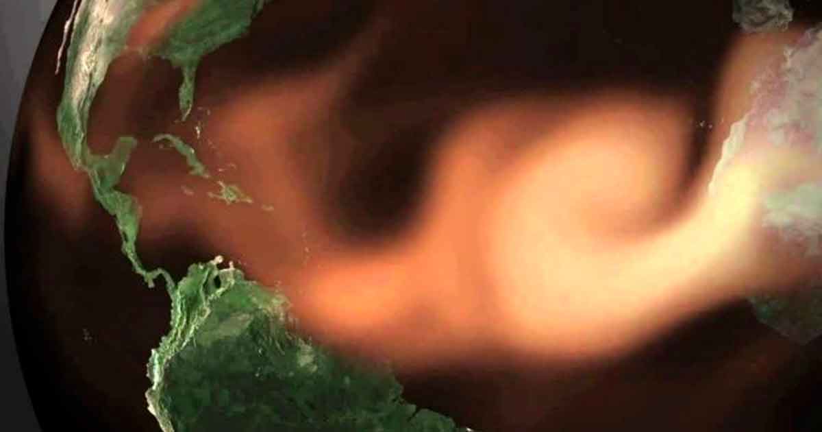 Polvo del Sahara llegará a México tras atravesar el Atlántico