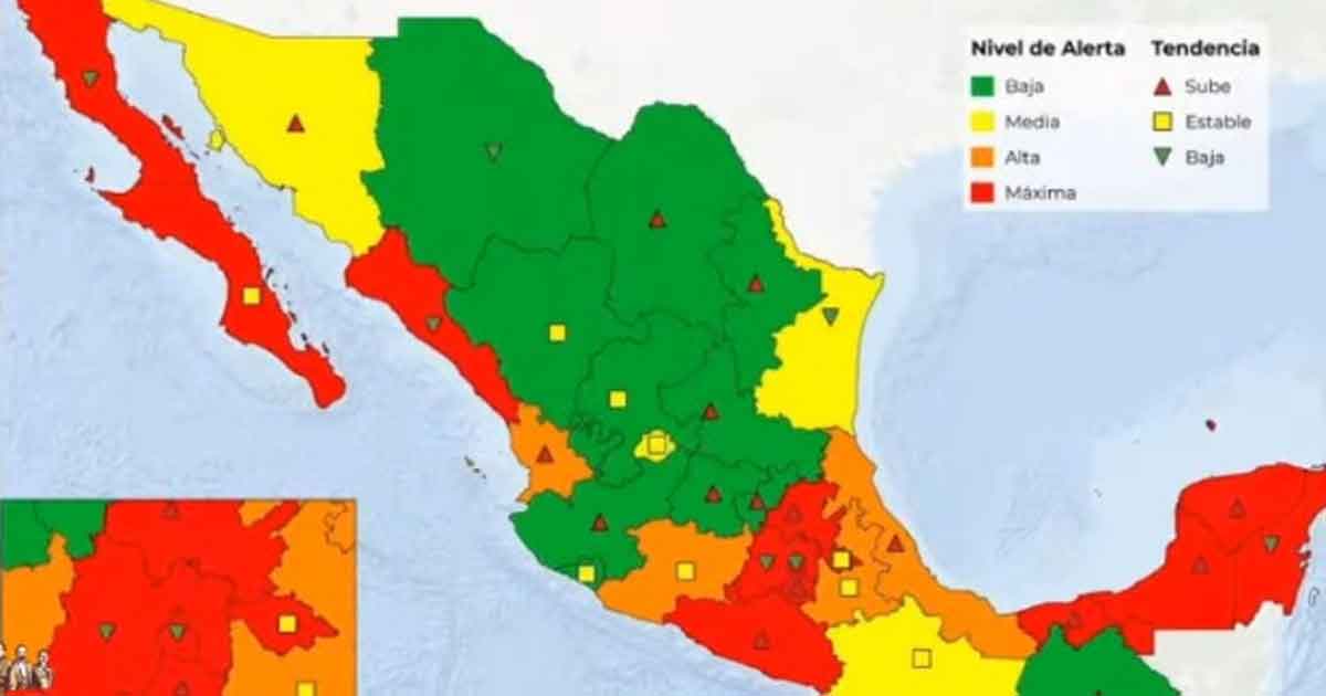 Semáforo COVID-19: Estos estados están en verde hasta este 14 de mayo