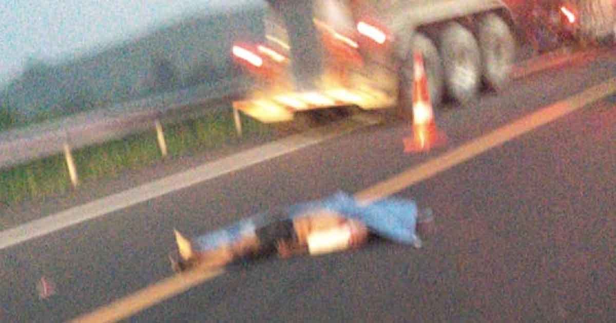 Muere tras ser atropellado en la autopista Totomoxtle-Paso Largo