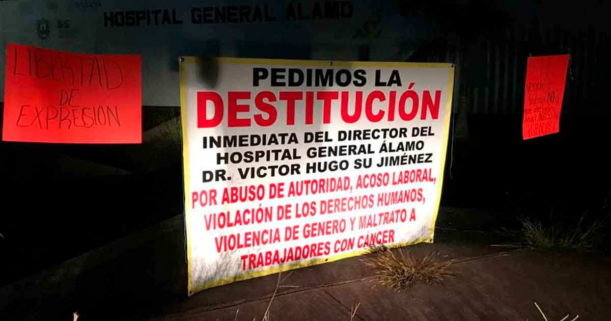 Piden destituir a Director del Hospital General del Ídolo