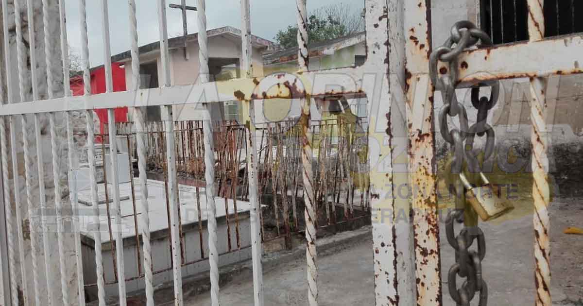 Acceso a cementerios, sólo para inhumaciones