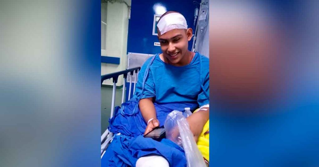 Jesús Gabriel se aferra a la vida en un hospital de Poza Rica