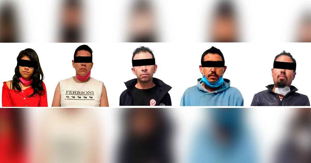 5 detenidos con armas de fuego