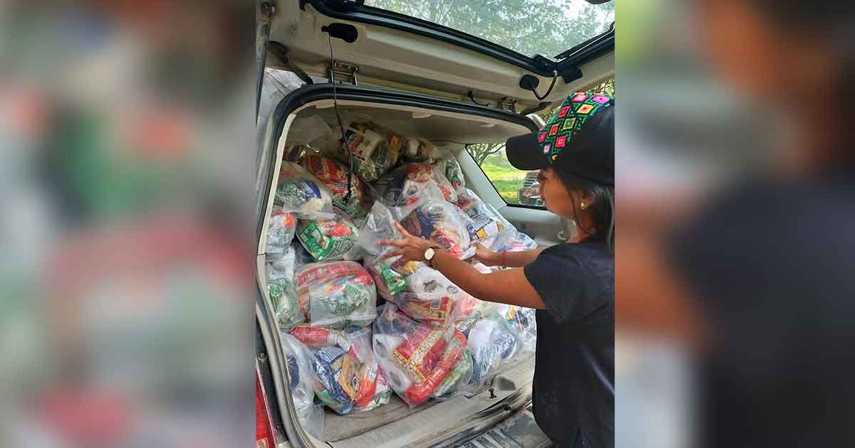 Hacían campaña con despensas del DIF estatal