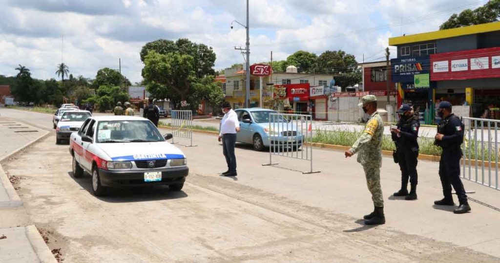 Instalan módulo para revisión entre Poza Rica y Coatzintla