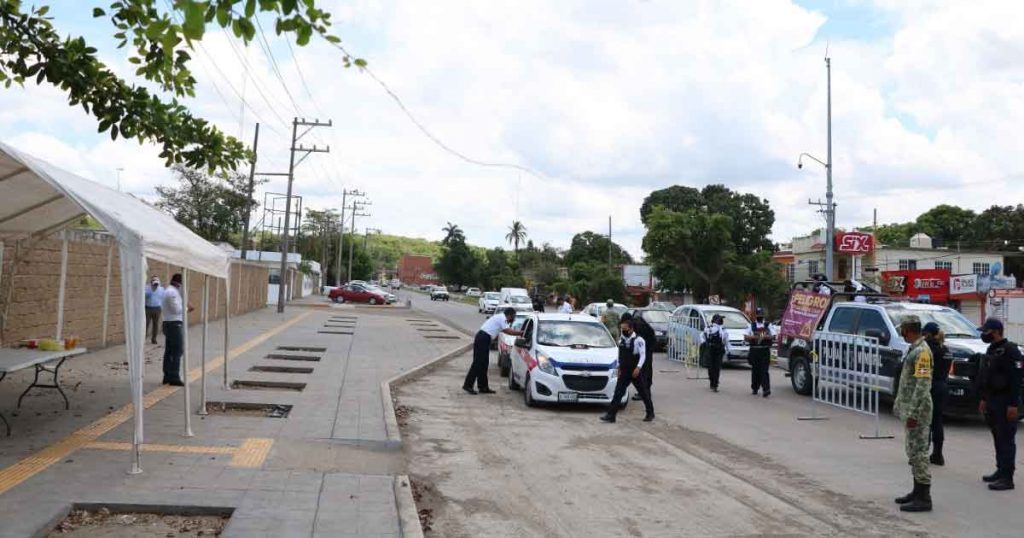 Instalan módulo para revisión entre Poza Rica y Coatzintla