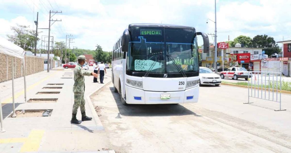 Instalan módulo para revisión entre Poza Rica y Coatzintla
