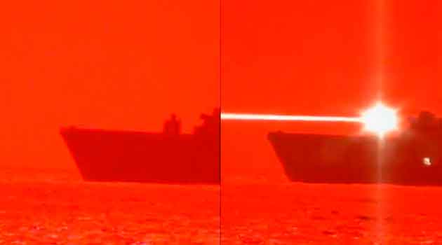 ¡Impresionante! EU prueba con éxito arma láser y destruye dron sobre el Pacífico (VIDEO)