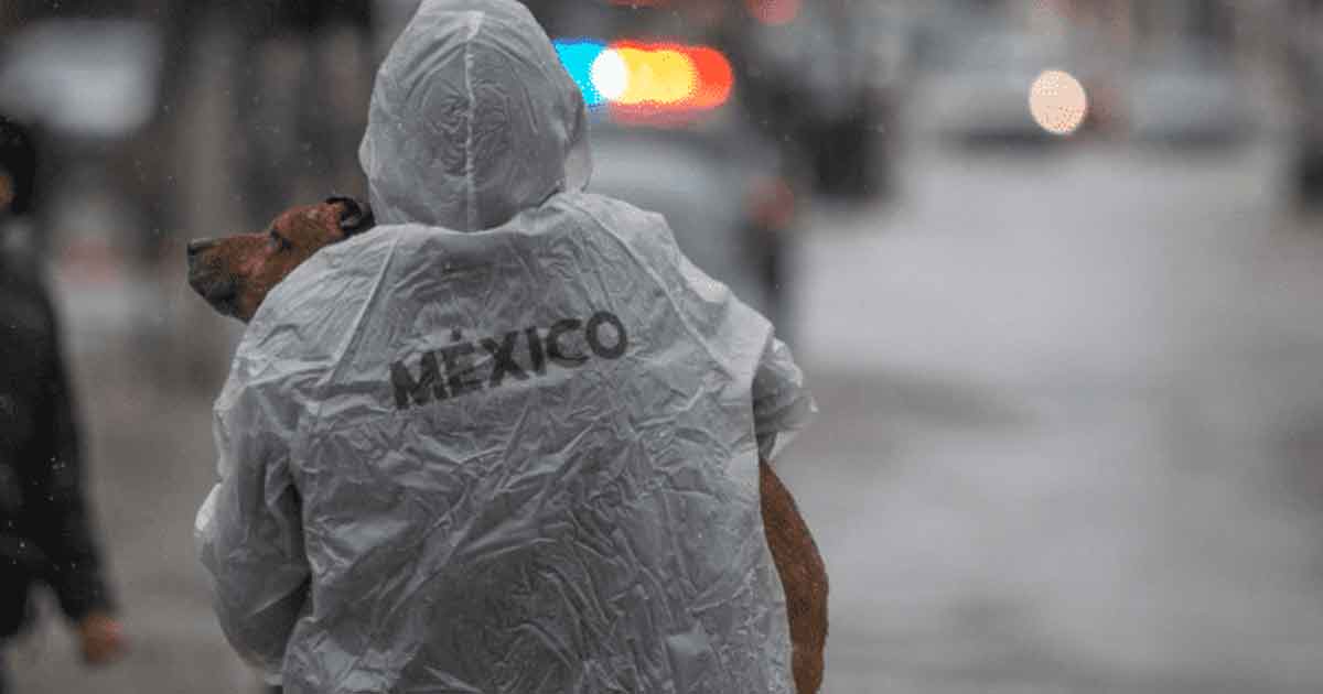 lluvias para gran parte de México y granizo en el norte