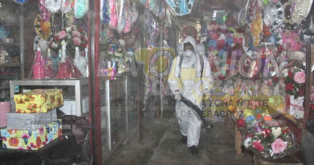 Realizan segunda etapa de sanitización en zonas de alto riesgo en Naranjos