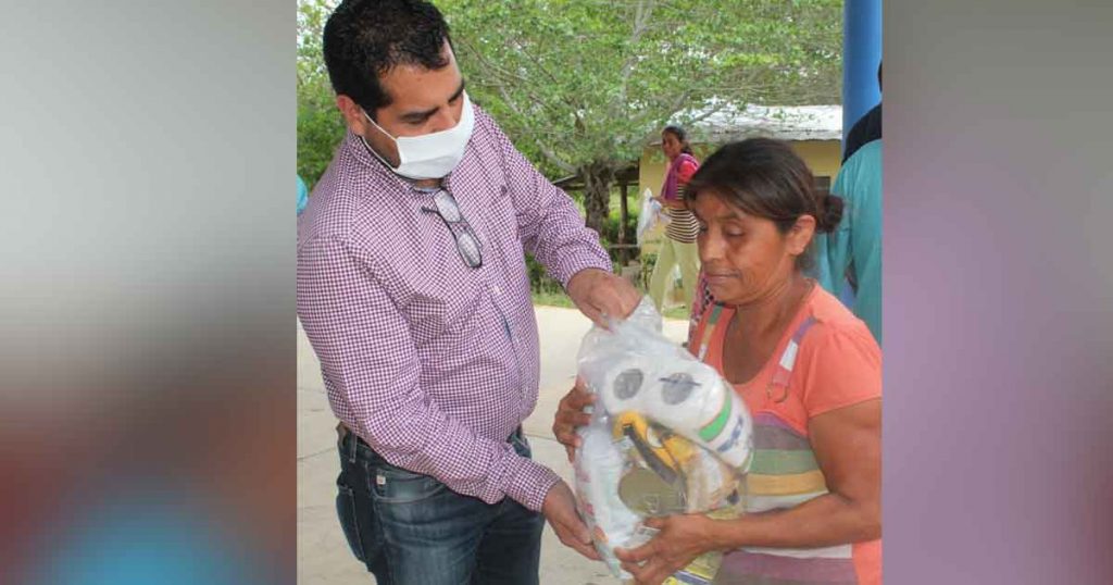 Llegan despensas a zonas más Vulnerables de Naranjos