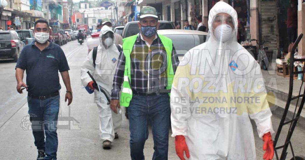 Realizan segunda etapa de sanitización en zonas de alto riesgo en Naranjos