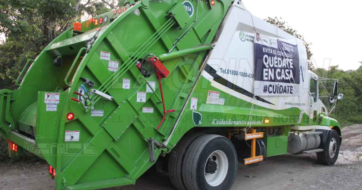 Piden a pozarricenses no sacar la basura a la calle, no hay servicio de PASA