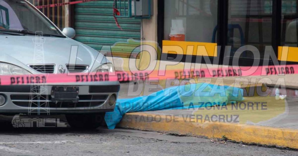 Encontró la muerte en pleno centro en Poza Rica