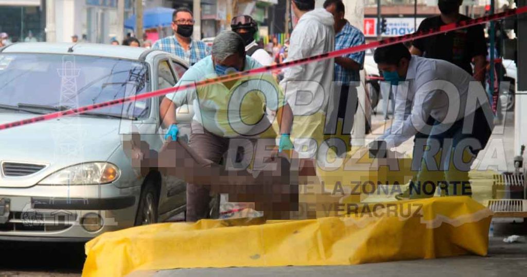 Encontró la muerte en pleno centro en Poza Rica