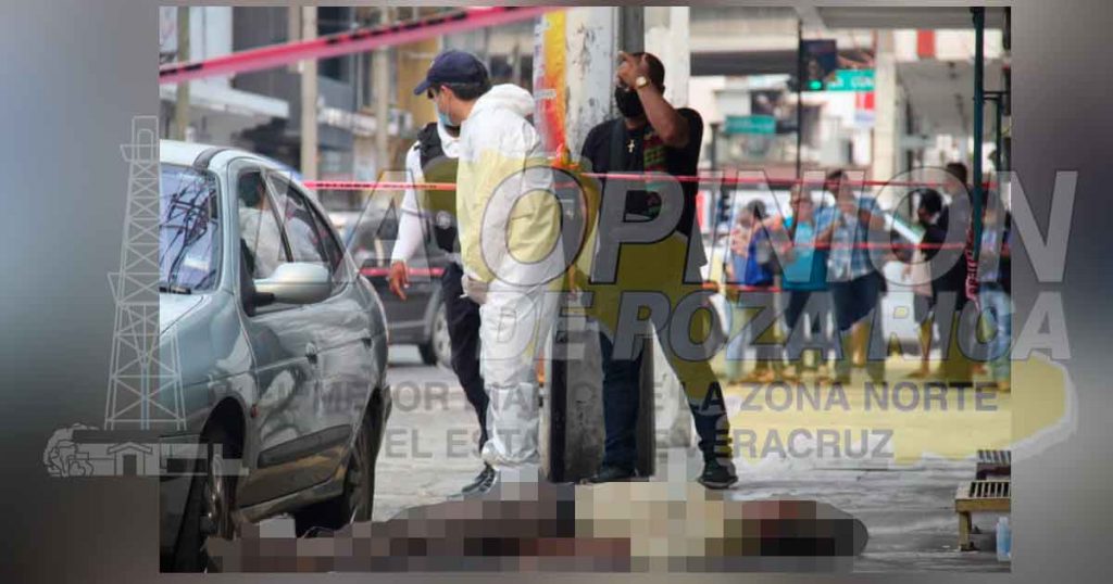 Encontró la muerte en pleno centro en Poza Rica