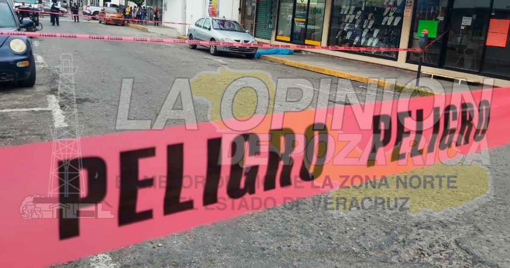 Encontró la muerte en pleno centro en Poza Rica