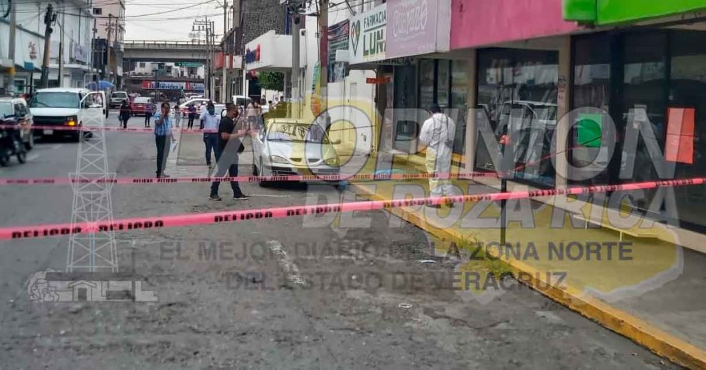 Encontró la muerte en pleno centro en Poza Rica