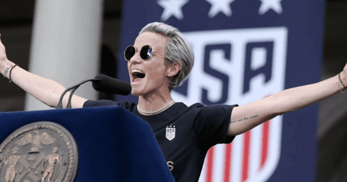 Megan Rapinoe quiere ser presidenta de Estados Unidos