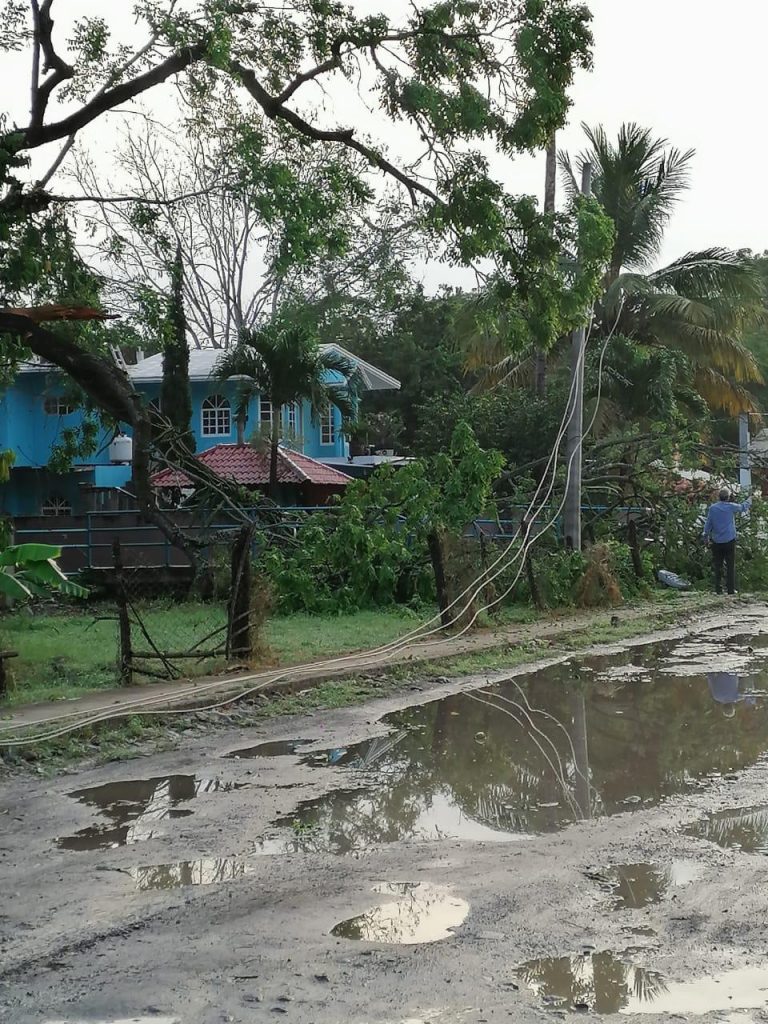 Turbonada deja cuantiosos daños y afectaciones en la red eléctrica