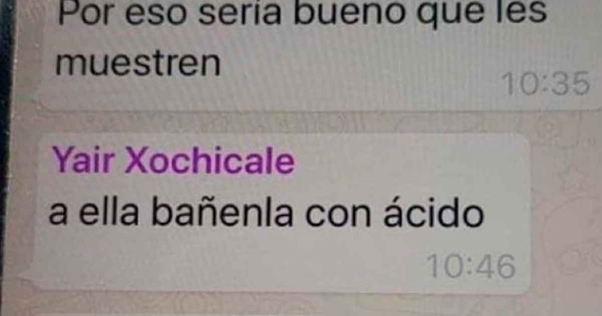 “Báñenla con ácido”: pide funcionario de Veracruz, luego se retracta y afirma que es “un meme”