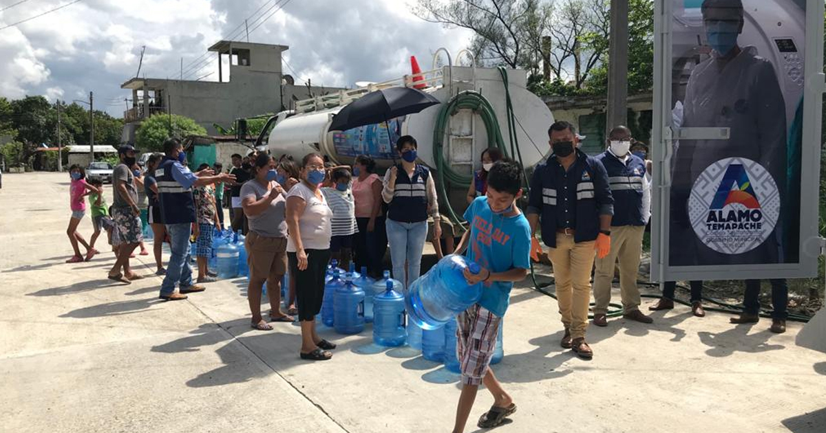 Agua potable para sectores vulnerables