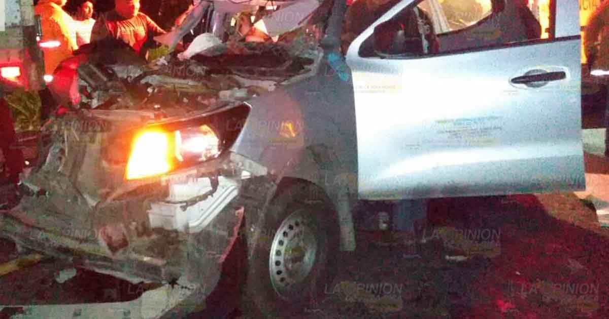 Cinco lesionados en choque por alcance en Naranjos