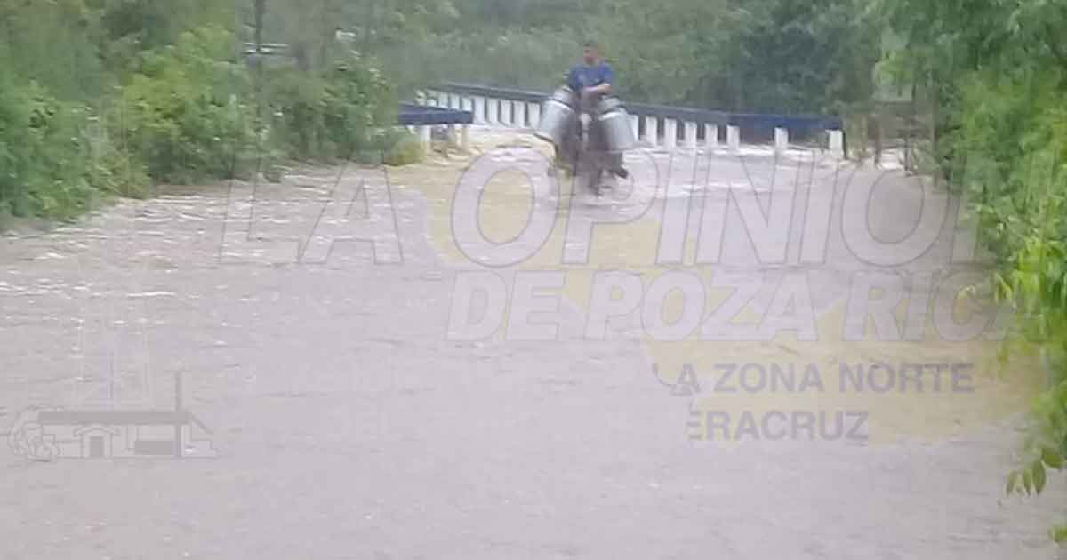 Emergencia en Tantima por fuertes lluvias