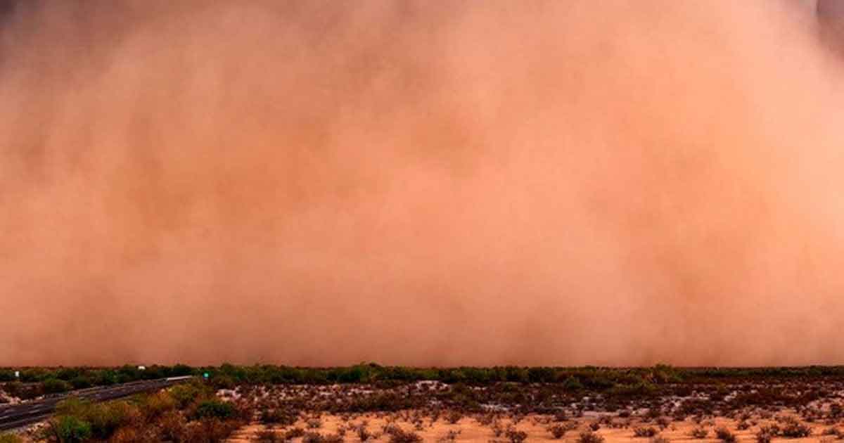 Hoy arriba polvo del Sahara; no hay riesgo