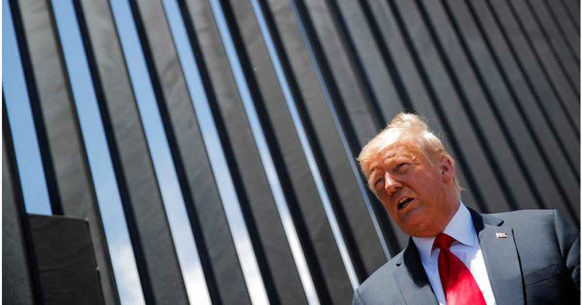 Donald Trump aseguró que el muro con México frenó el paso de COVID-19 a EE.UU