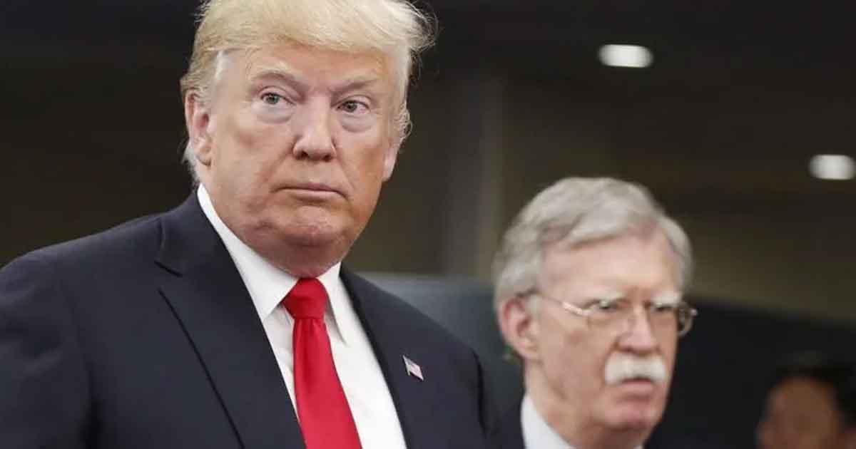 Bolton pagará un alto precio: Donald Trump