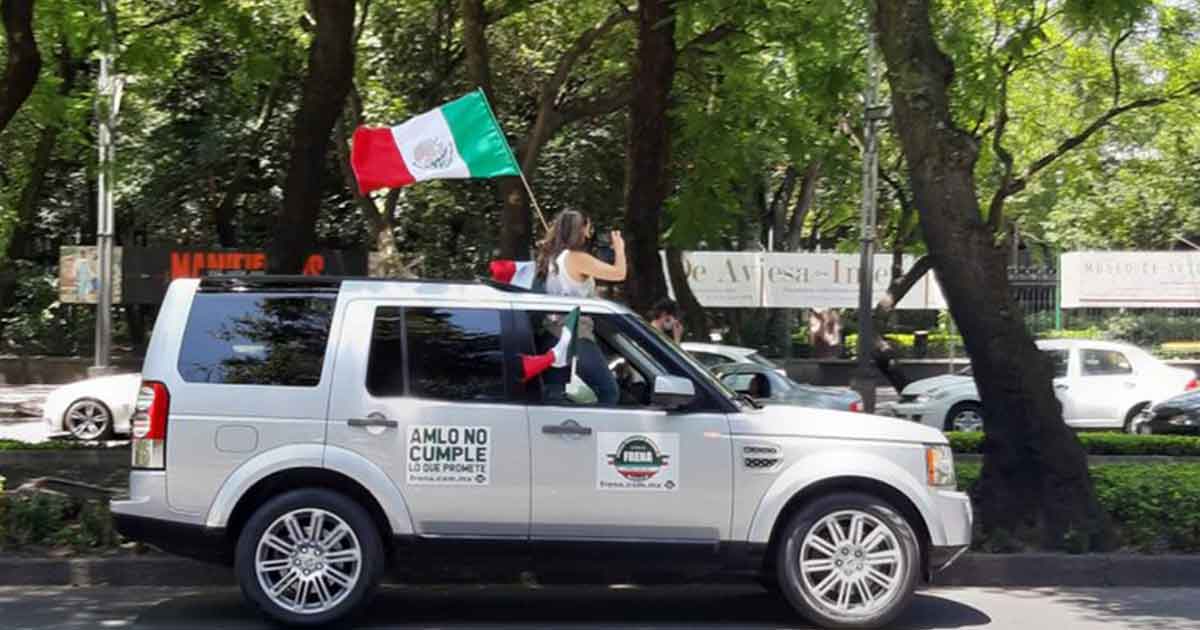 #AmloVeteYa: así fue la tercera caravana de protestas contra López Obrador en CDMX