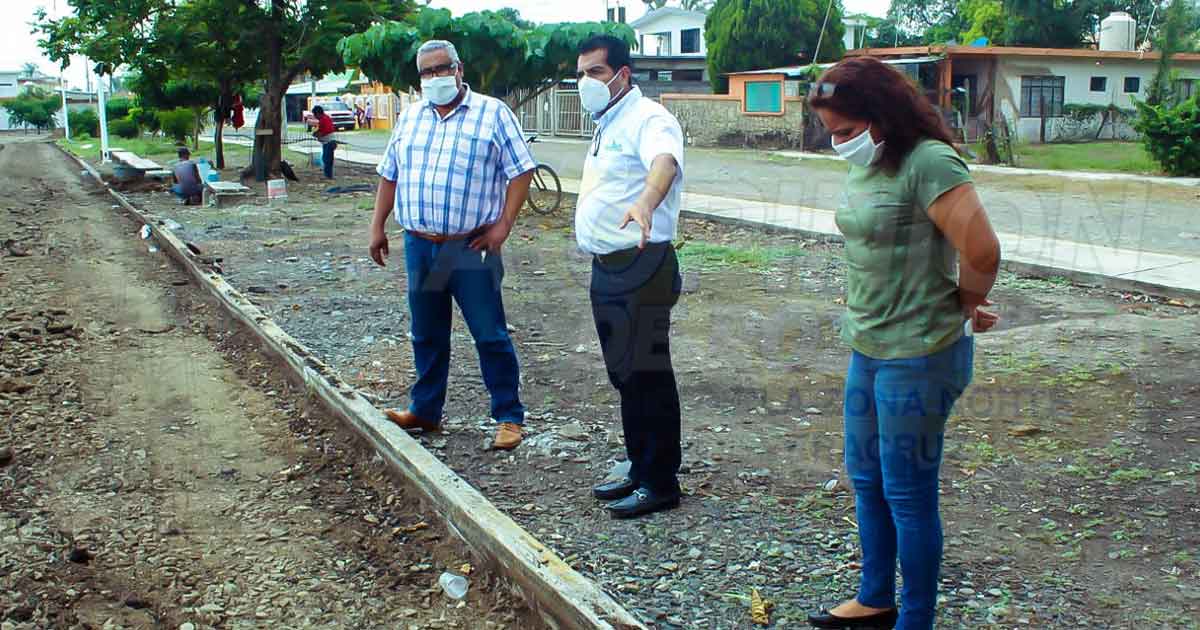 Supervisa alcalde de Naranjos avance de Obras en Naranjos