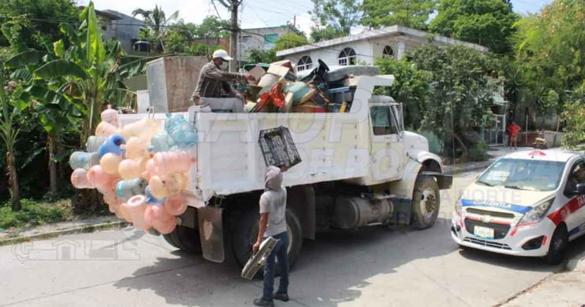 60 toneladas de cacharros se recolectaron en Coatzintla