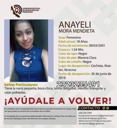 Anayeli pasa al olvido tiene un año como, desaparecida