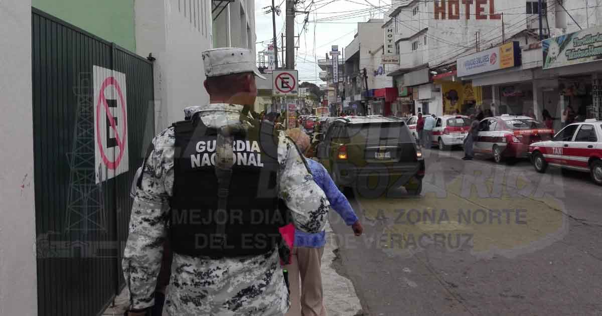 Cumple Guardia Nacional un año en Tuxpan y sigue el reclutamiento