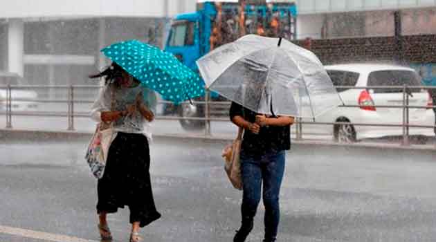 Lluvias continuarán en gran parte del país