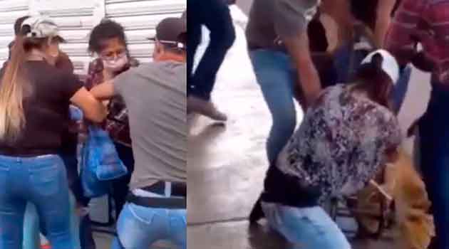 “¡Por favor, no!”: Inspectores arrastran por el suelo a vendedora ambulante en Edomex (VIDEO)