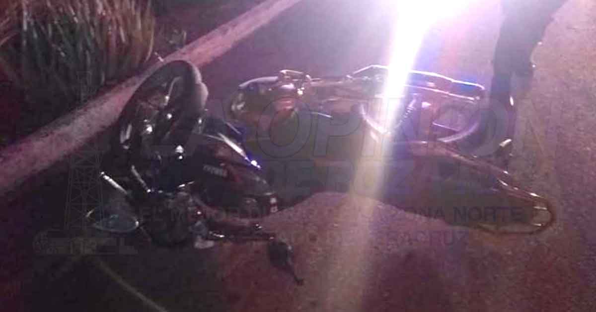 Motociclista se accidenta en Huejutla
