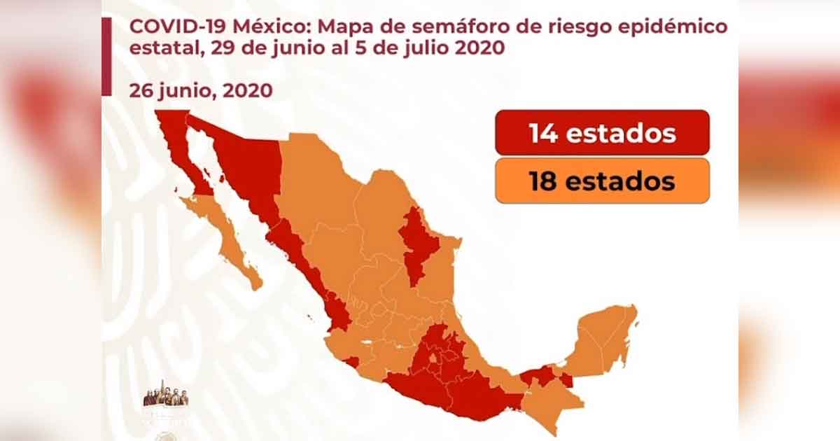 Veracruz pasa a semáforo naranja, informa Salud Federal