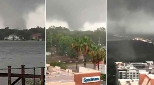 Tornado aterriza cerca de Orlando, estas son las impactantes imágenes