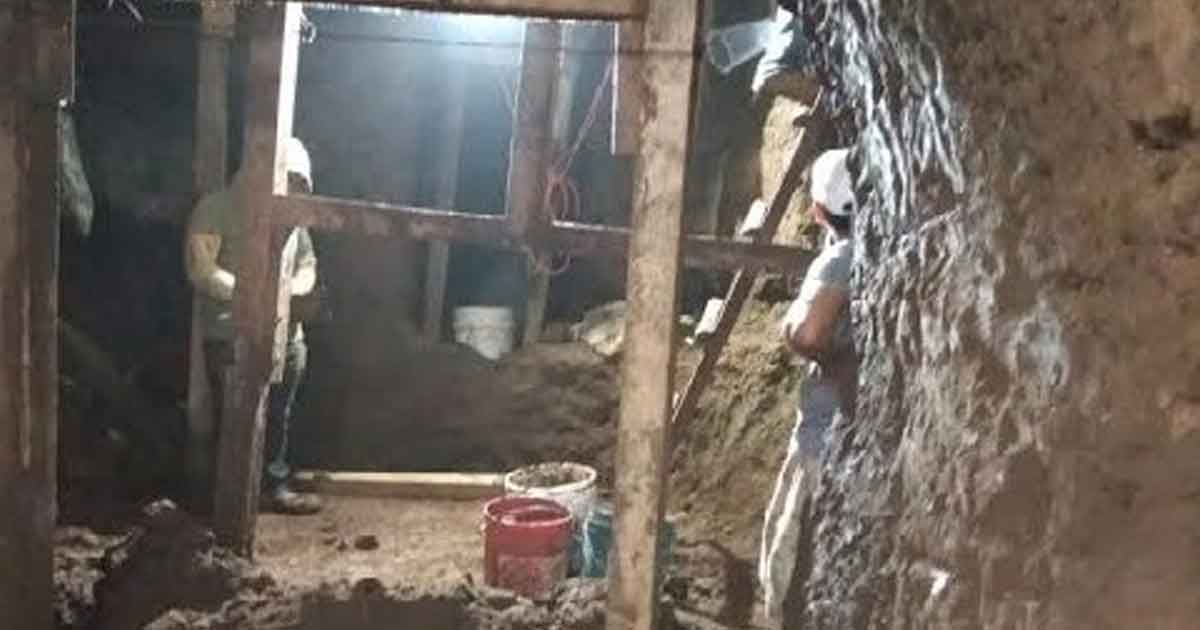Encuentran túneles en el centro de Huauchinango del siglo XVIII